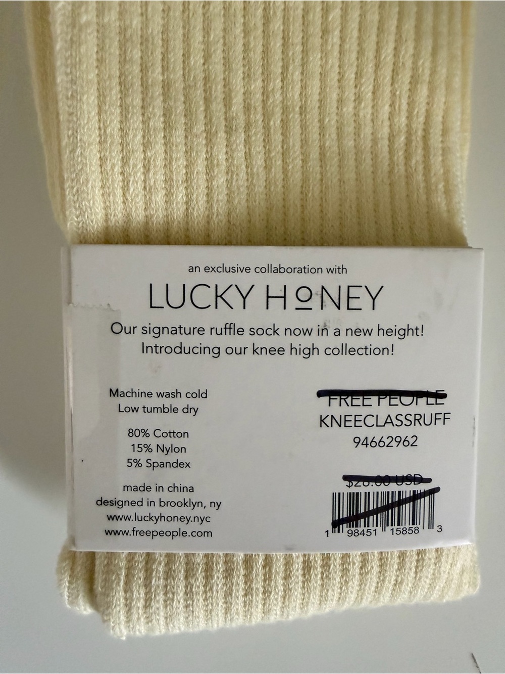 Free People Knee-High Ruffle Socks - Picture 4 of 5